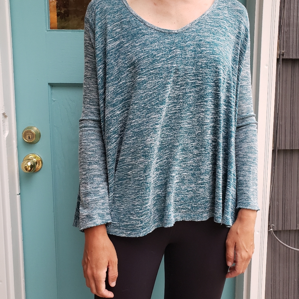 Free People Flowy Shirt - M